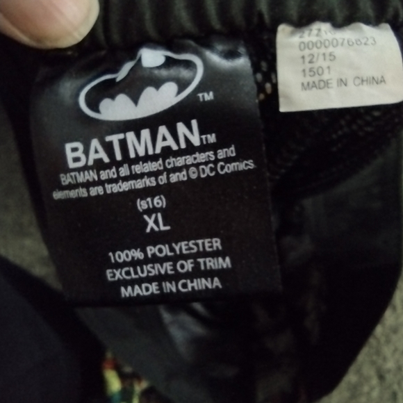 Men's DC Comics Batman Robin Flash Superman Swim Trunks Board Shorts  Sz XL - Picture 9 of 9
